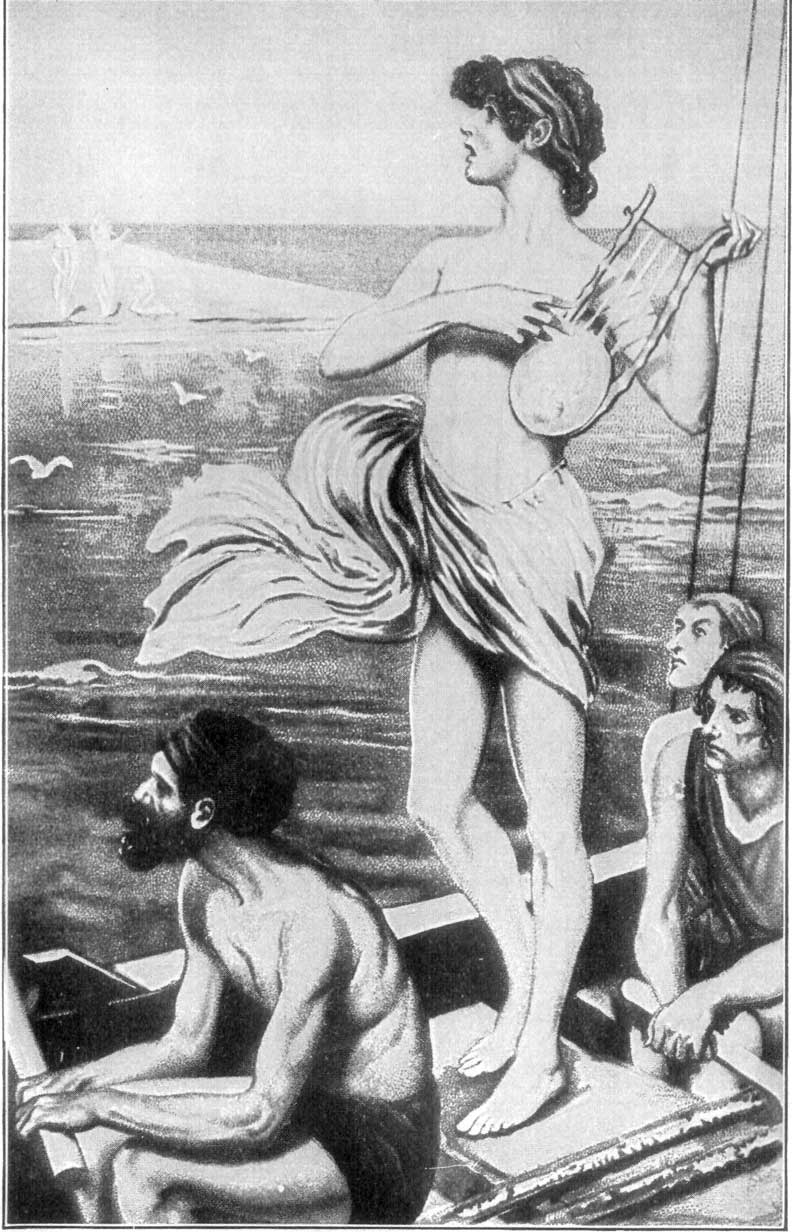 ORPHEUS SANG TILL HIS VOICE DROWNED THE SONG OF THE SIRENS.