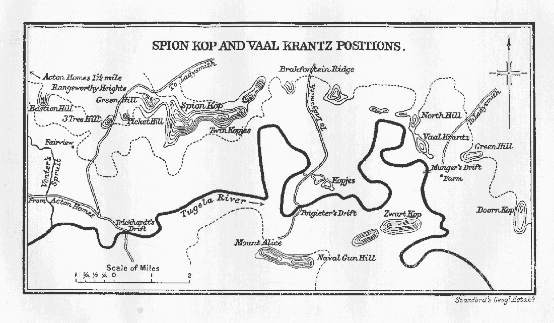Spion Kop and Vall Krantz Positions