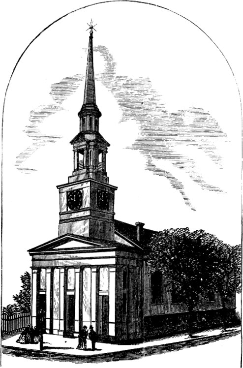 OLD FIRST BAPTIST CHURCH.
Corner of Broadway and Third Street.