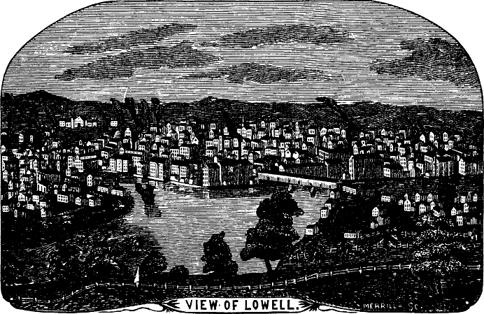 LOWELL AS IT APPEARED IN 1840.