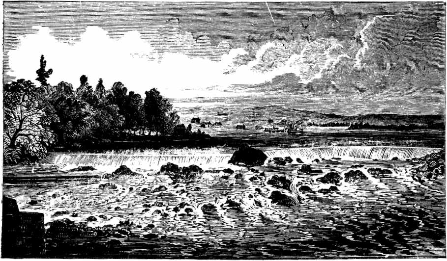 DAM AT PAWTUCKET FALLS.