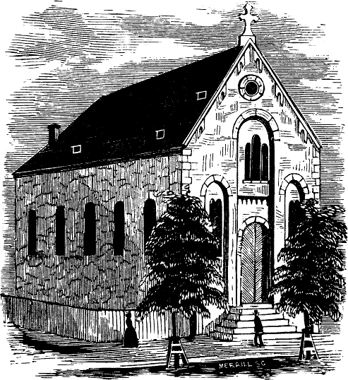 LEE-STREET UNITARIAN CHURCH.
Now French Catholic. Enlarged and rebuilt.