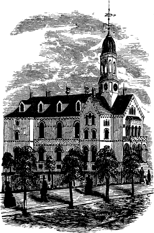 COUNTY COURT HOUSE, GORHAM STREET, 1860.