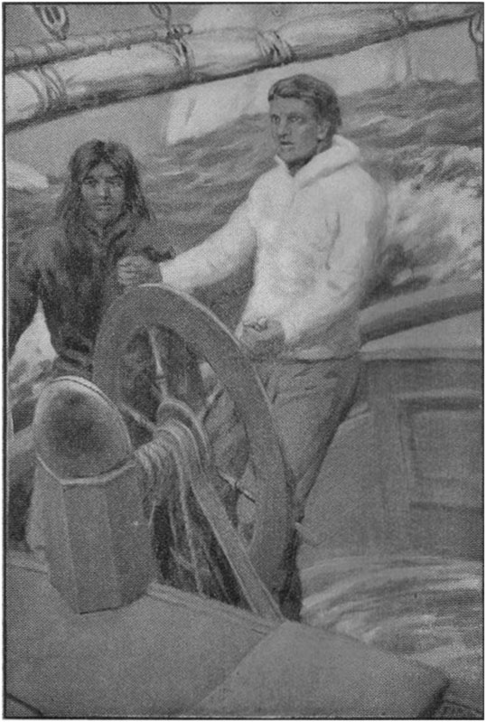 "He held the vessel steadily to her course"
