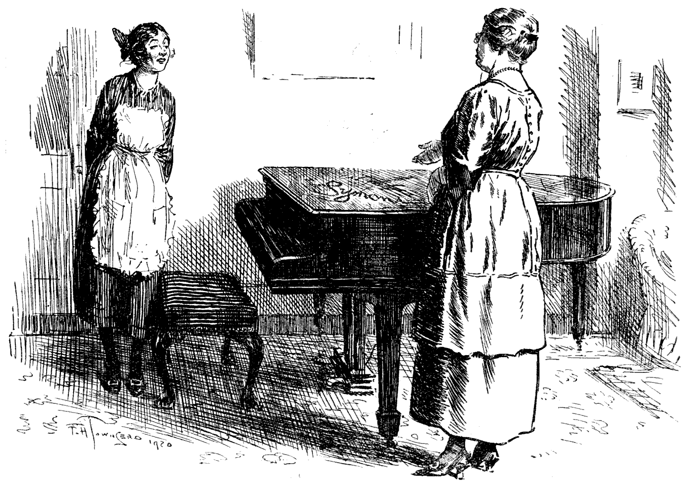I can write my name on the piano.