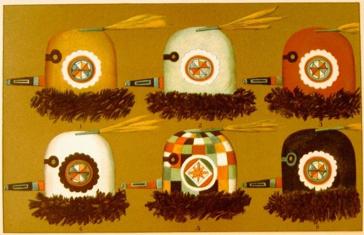 GROUP OF SÄ-LÄ-MŌ-BĪ-YA MASKS.