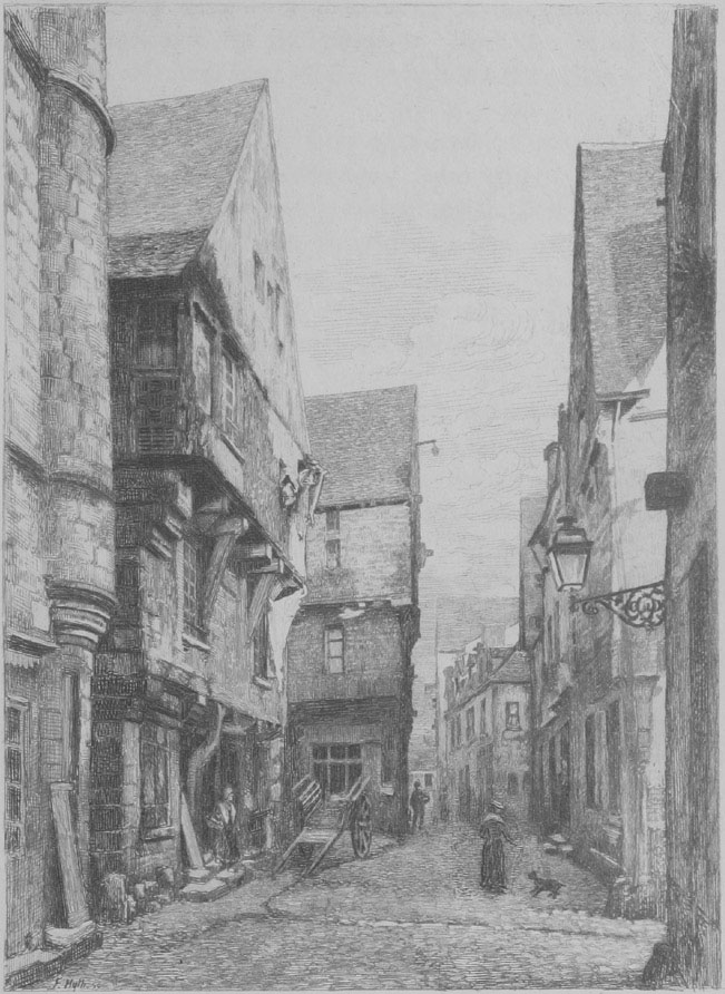 STREET IN CHINON.