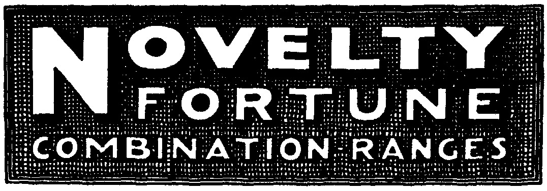 NOVELTY FORTUNE COMBINATION RANGES