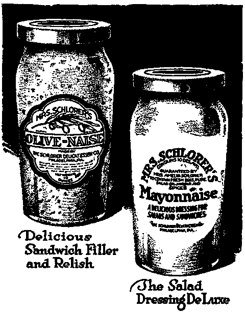 Delicious Sandwich Filler and Relish. The Salad Dressing De Luxe