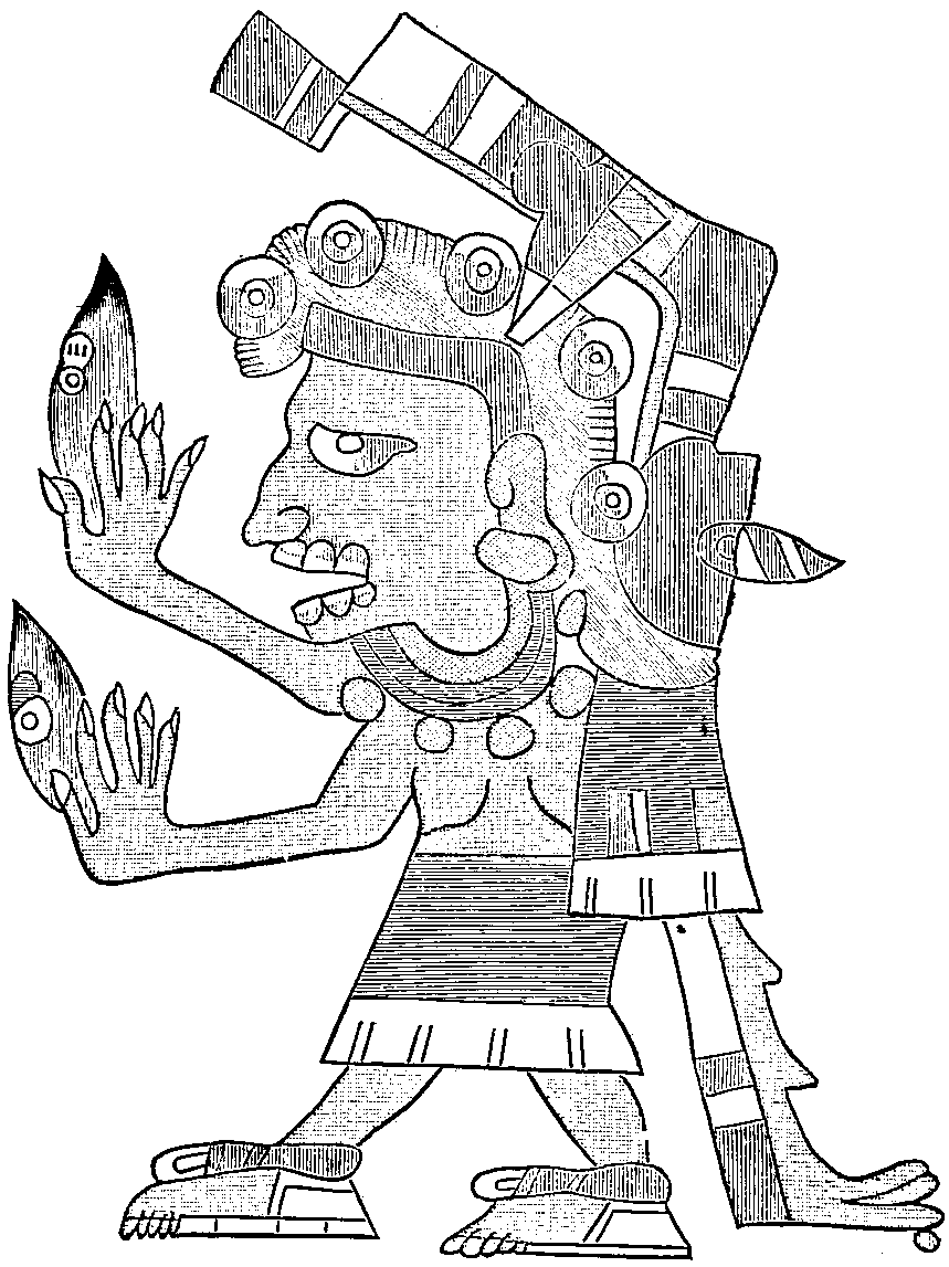 Fire. Mexican pictograph