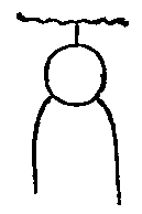 Meda. Ojibwa pictograph
