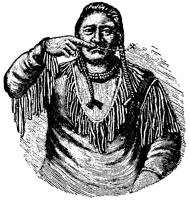 Caddo tribal sign. Arapaho and Kaiowa