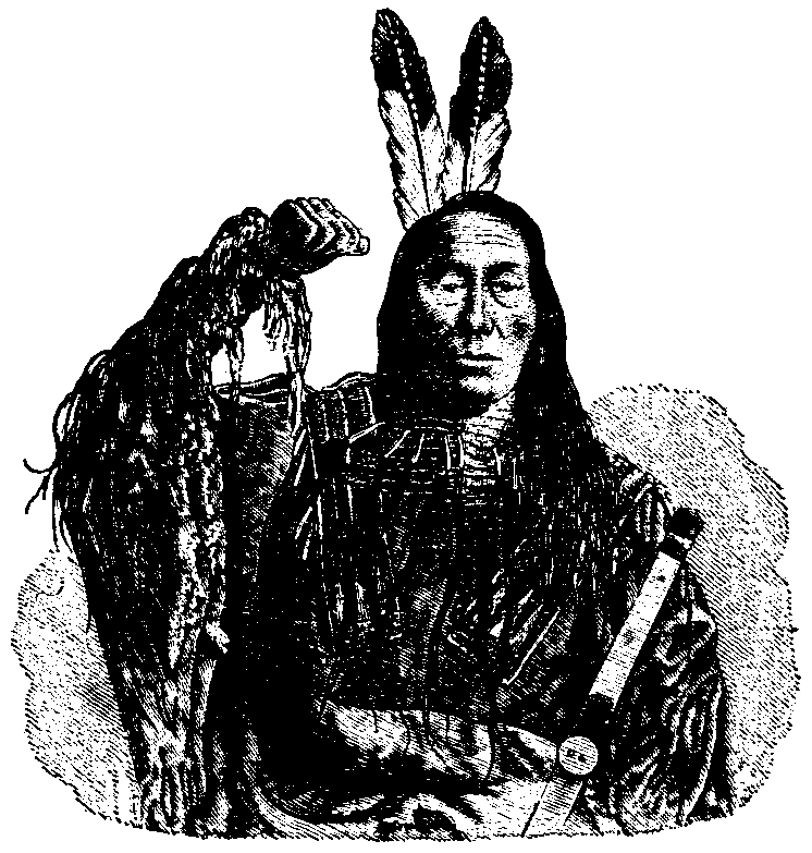 White man; American. Hidatsa
