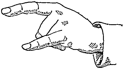 "Horn" sign. Neapolitan