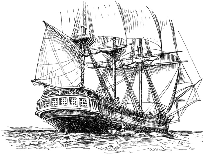 "The Caroline continued her course and proceeded to
London."