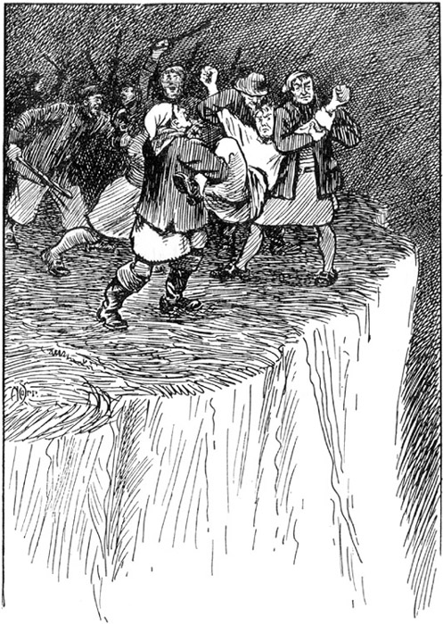 "Let's ... have him over the cliff."