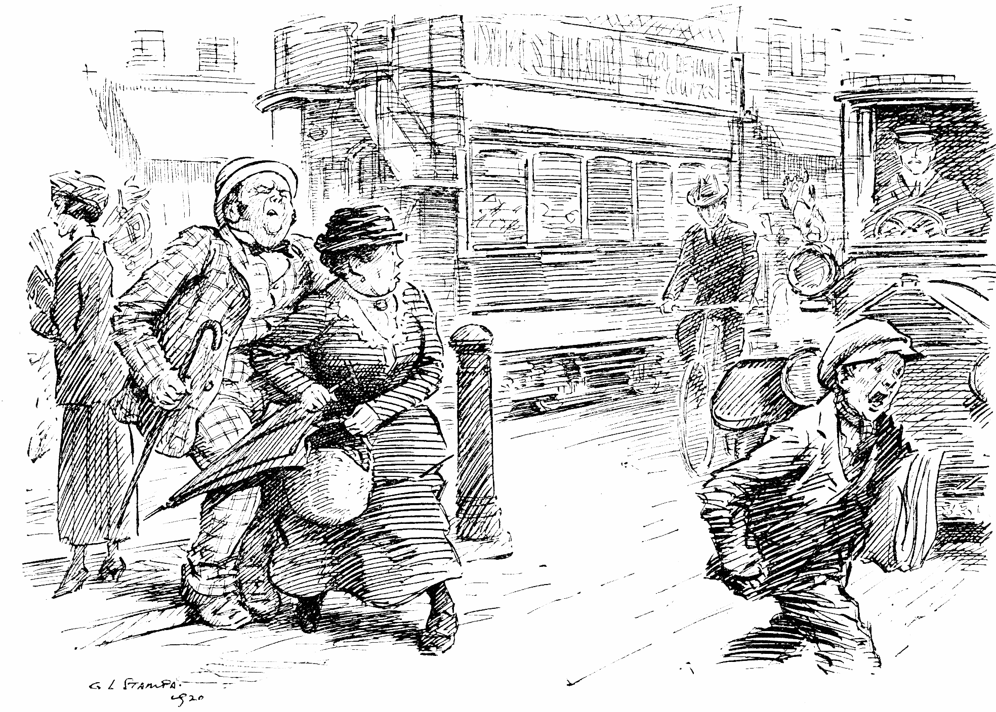 Perils of crossing the road