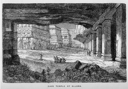 Cave temple at Ellora