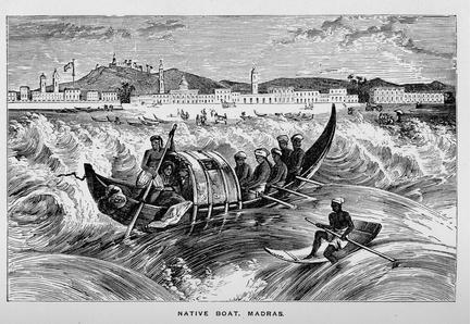 Native boat, Madras