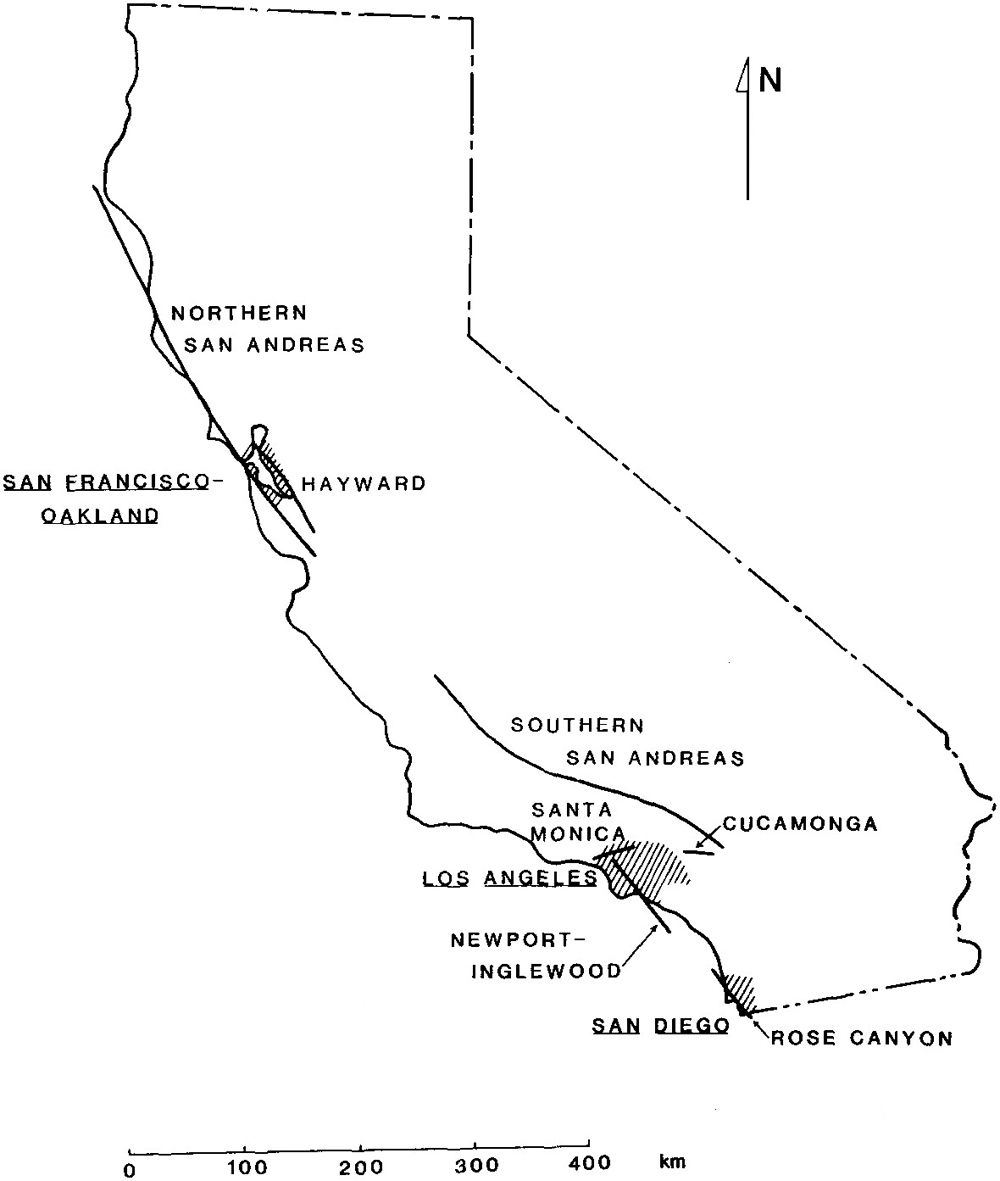 Figure 1. Geographic Locations of Selected Regional Events