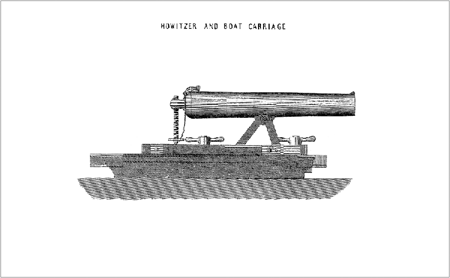 HOWITZER AND BOAT CARRIAGE.