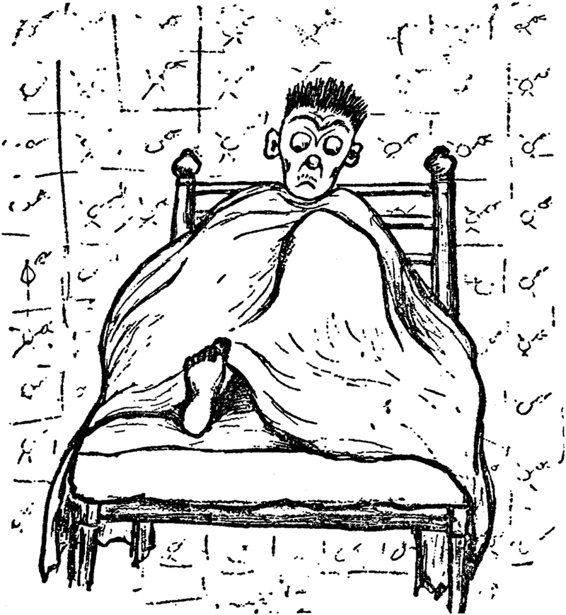 He froze his Toe in Bed