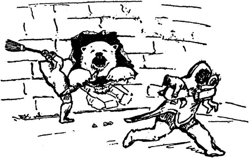 The Bear bit his Leg off