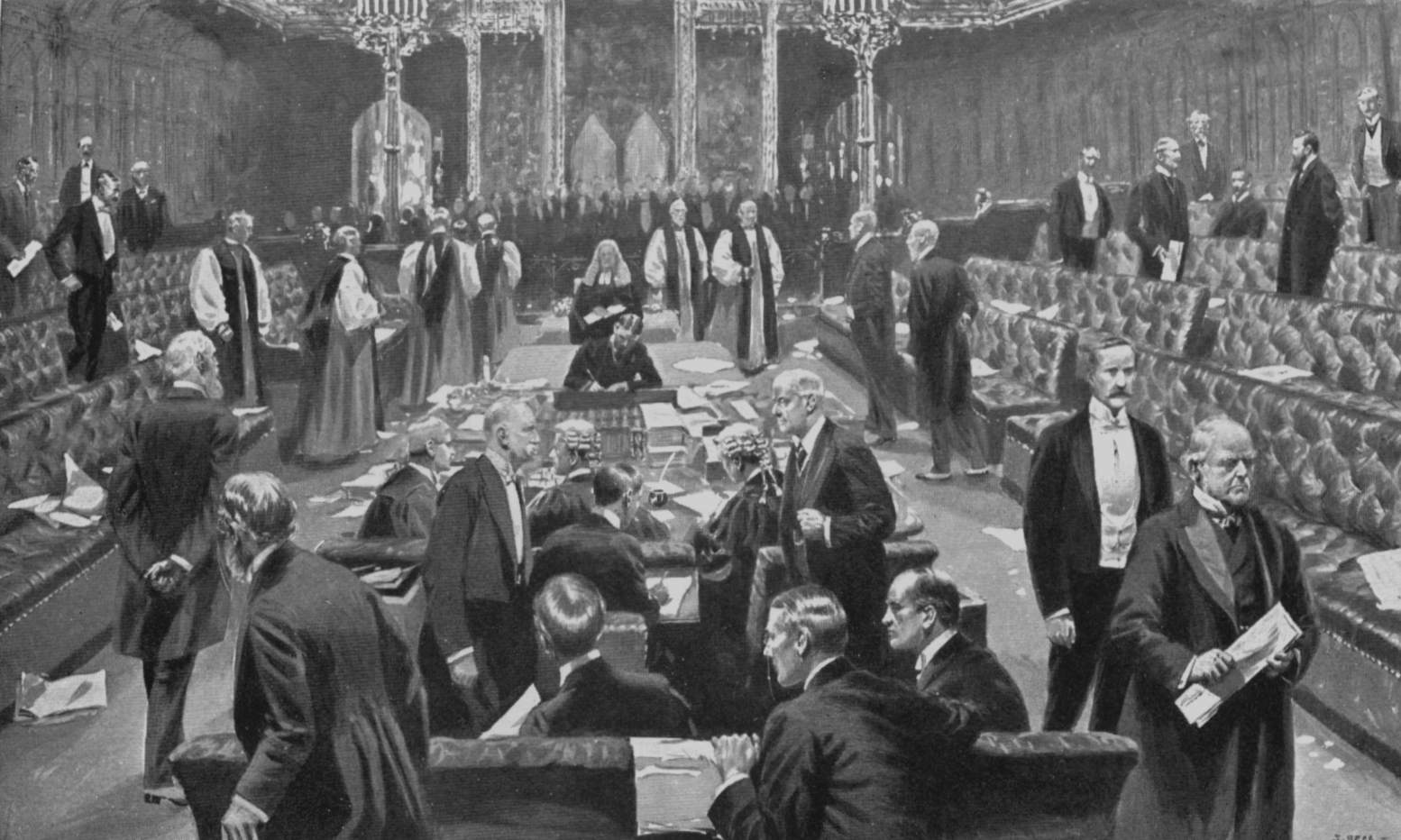 The Passing of the Parliament Bill in the House of Lords