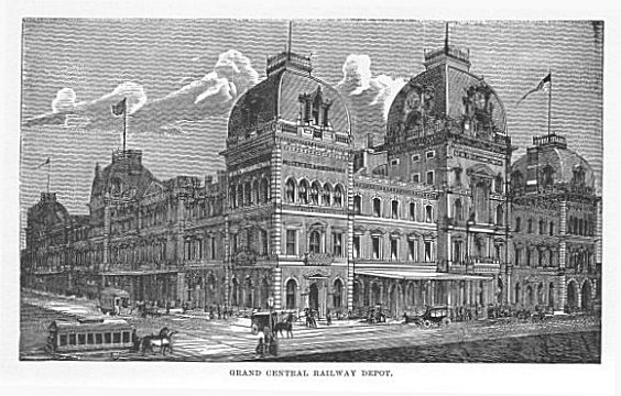 GRAND CENTRAL RAILWAY DEPOT.