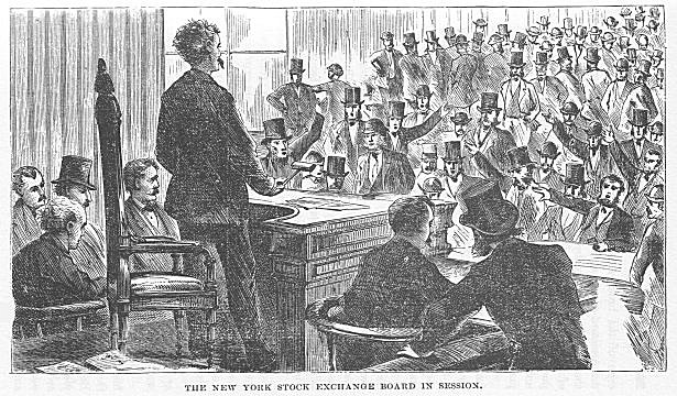 THE NEW YORK STOCK EXCHANGE BOARD IN SESSION.