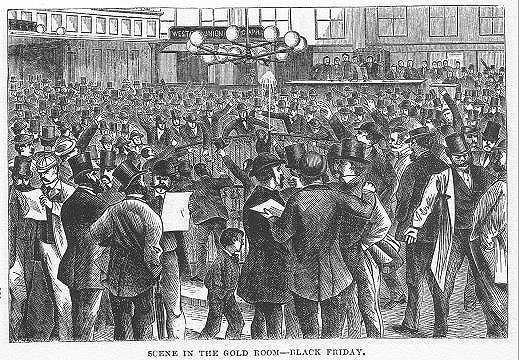 SCENE IN THE GOLD ROOM—BLACK FRIDAY.