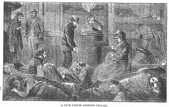 A FIVE POINTS LODGING CELLAR.