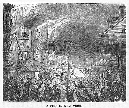 A FIRE IN NEW YORK.