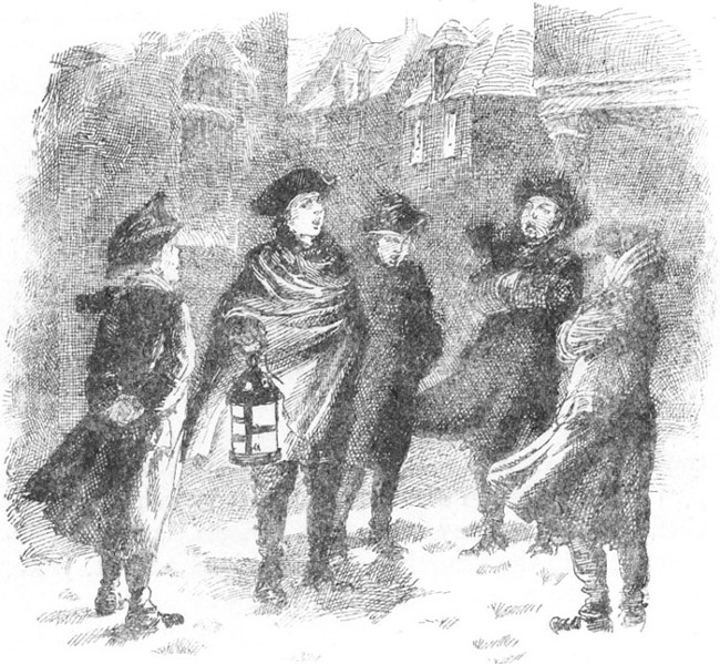 During the winter months the scholars were sent out to sing in the streets.
