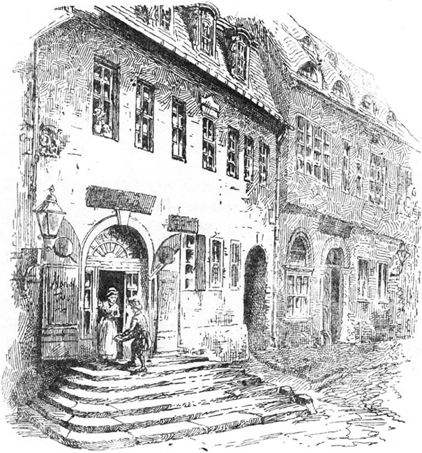 Handel's birthplace, Halle, Saxony.