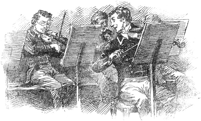 His clever playing attracted the attention of the leader.