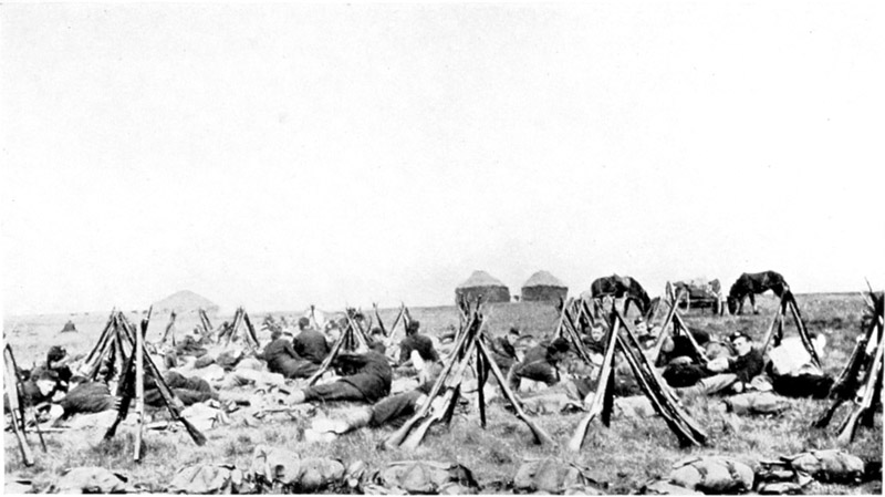 A Peaceful Bivouac—Salisbury Plain.