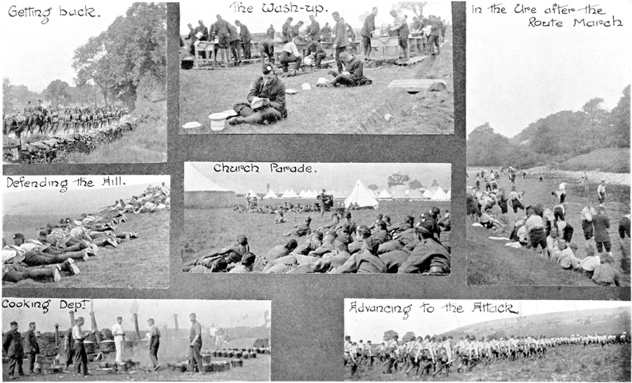 Various Phases of Battalion Training.
