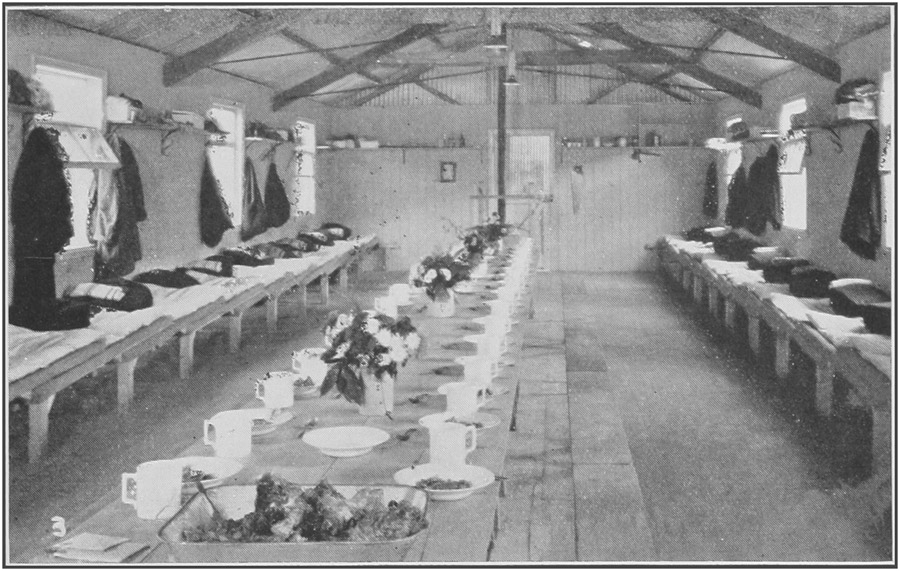 INTERIOR OF A HUT: HORNCHURCH.