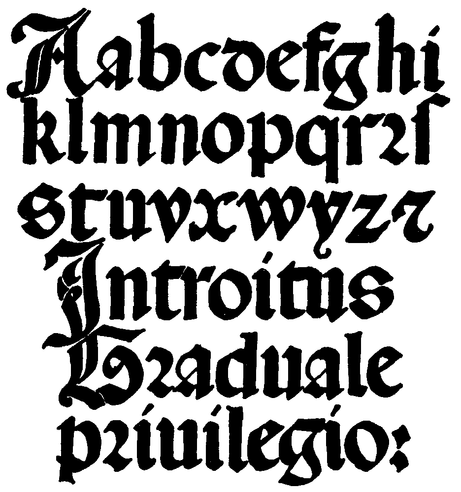 141. ITALIAN ROUND GOTHIC SMALL LETTERS. 1500