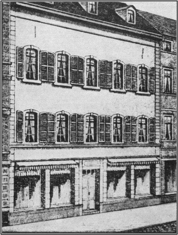BIRTHPLACE OF KARL MARX.