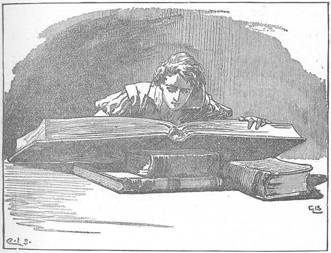 Prigio reading a book
