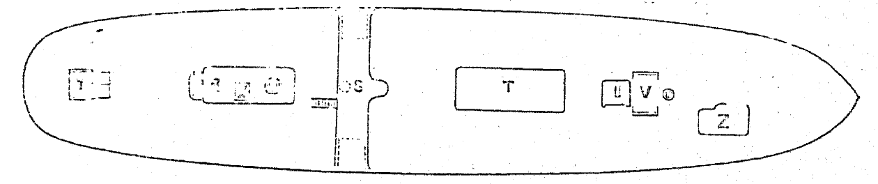 Plan of upper deck.