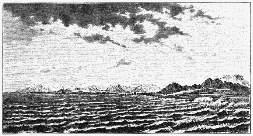 COAST LANDSCAPE FROM MATOTSCHKIN SCHAR.