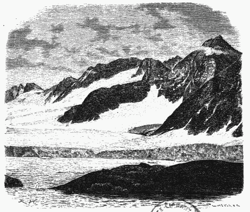 SLOWLY-ADVANCING GLACIER.