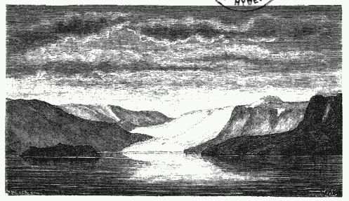 GLACIER WITH STATIONARY FRONT.