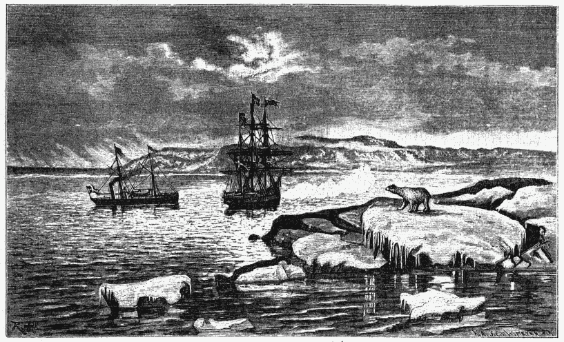 THE VEGA AND LENA SALUTING CAPE CHELYUSKIN.