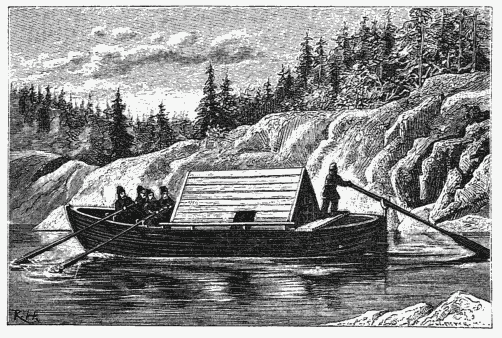 SIBERIAN RIVER BOAT.