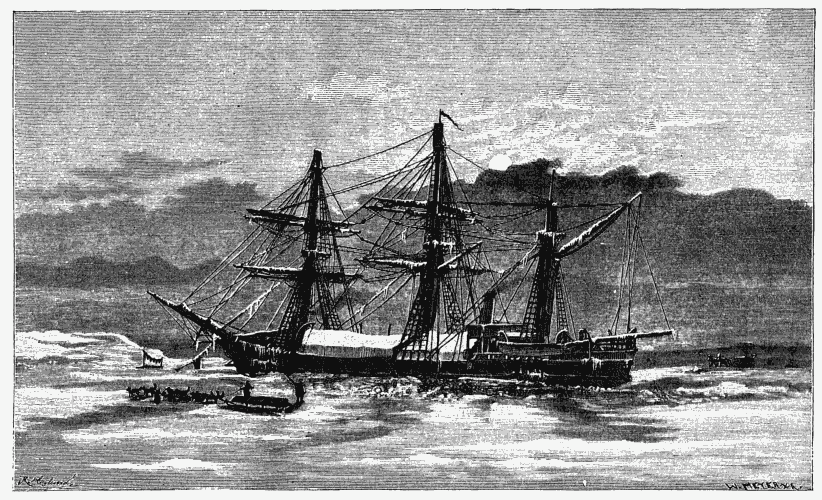 THE "VEGA" IN WINTER QUARTERS.
