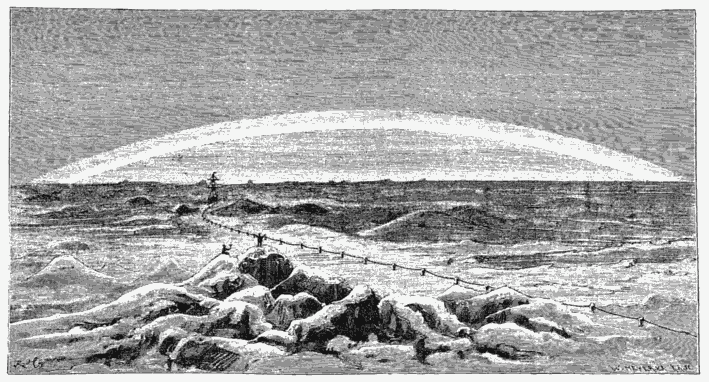 THE COMMON AURORA ARC AT THE "VEGA'S" WINTER QUARTERS.